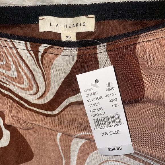 L.A Hearts Colorful Skirt NWT - Picture 5 of 5